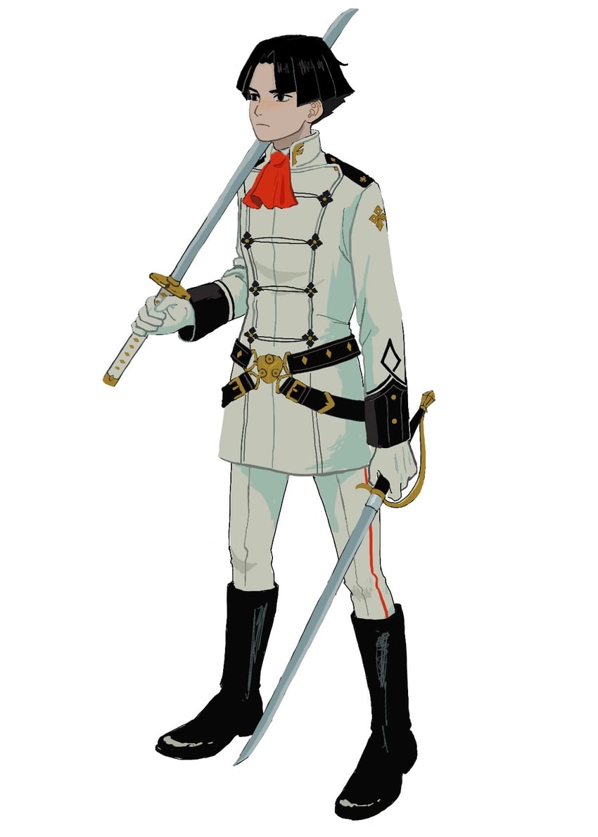 kazuma asogi (ace attorney and 2 more) drawn by 23011620x