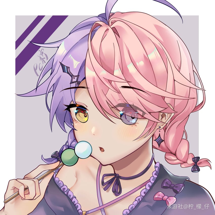 sin mal (honkai and 1 more) drawn by pc_ning