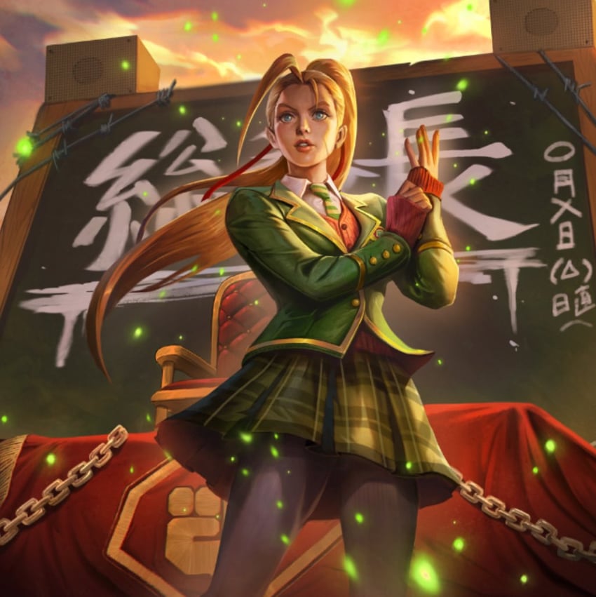 cammy white and school uniform cammy (street fighter and 2 more)