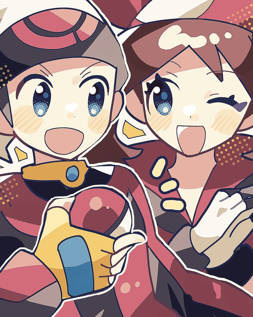 may and brendan (pokemon and 1 more) drawn by anidler91