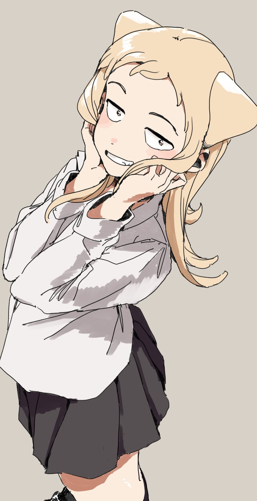 takanashi hikari (demi-chan wa kataritai) drawn by petosu_(sunoco)