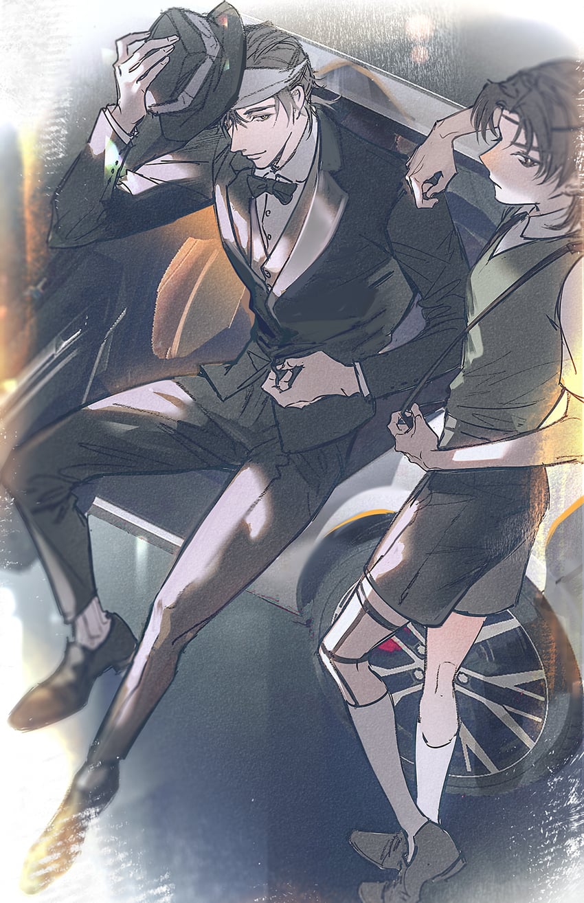 yang jian and chen xiang (new gods: yang jian) drawn by yinzinmiemie
