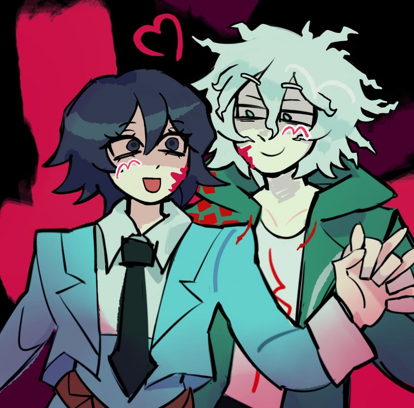komaeda nagito and almie avotagas (original and 2 more)