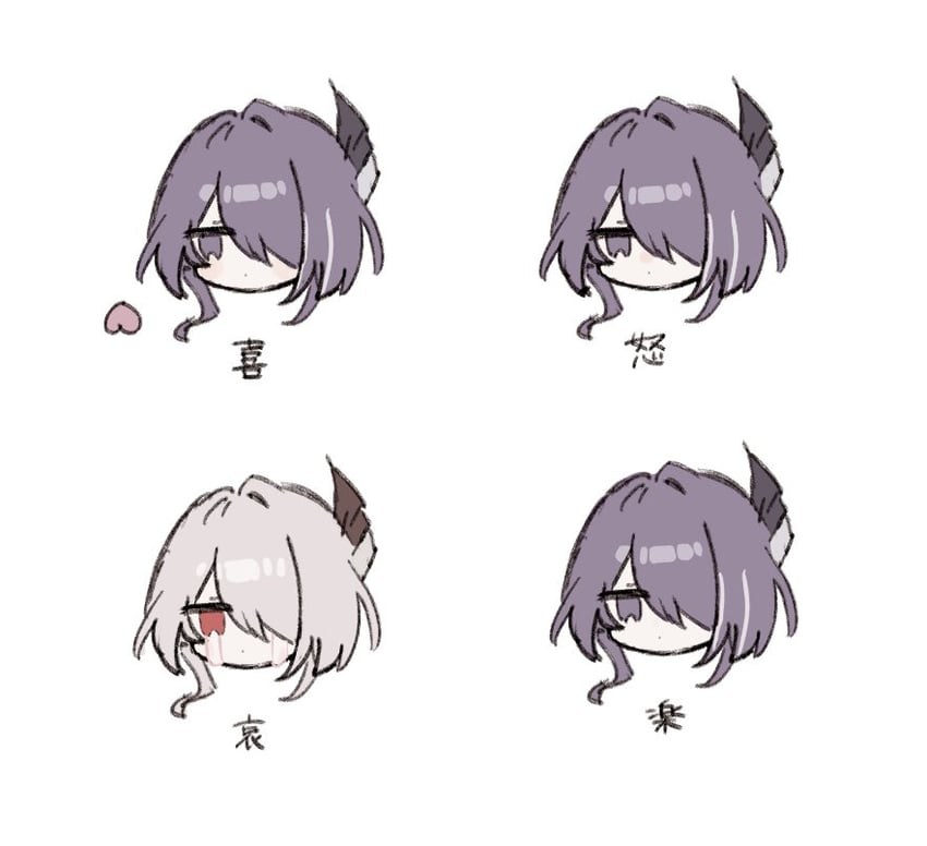 acheron (honkai and 1 more) drawn by rekka_shinai