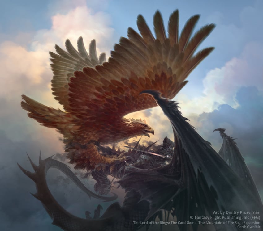 nazgul, fellbeast, and gwaihir (tolkien's legendarium and 1 more) drawn by d8p