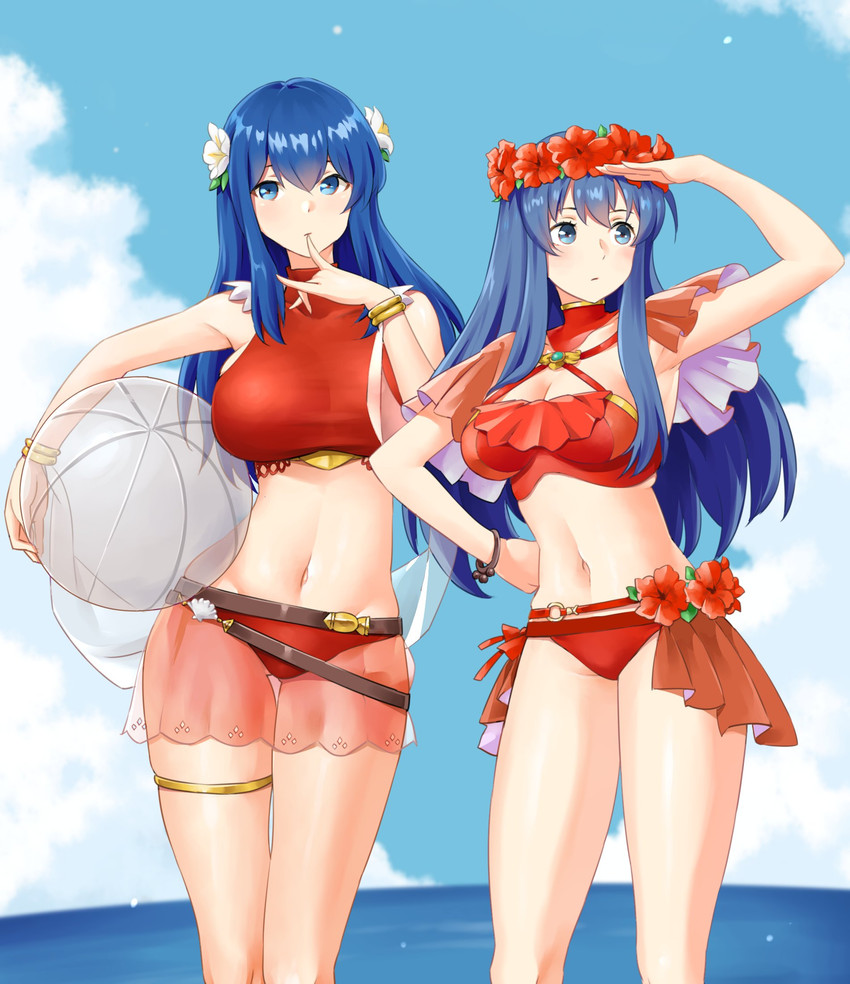 lilina and caeda (fire emblem and 3 more) drawn by igni_tion