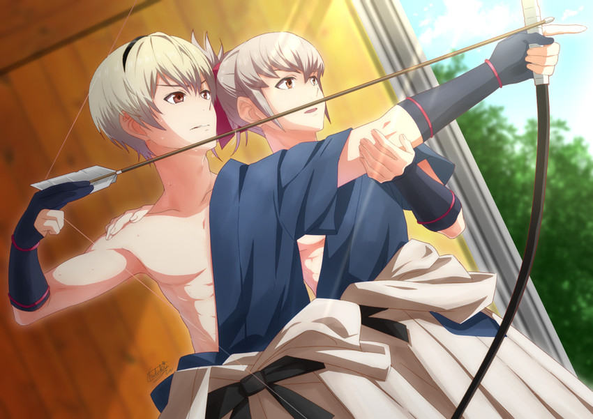 takumi and leo (fire emblem and 1 more) drawn by fuzuki_yuu