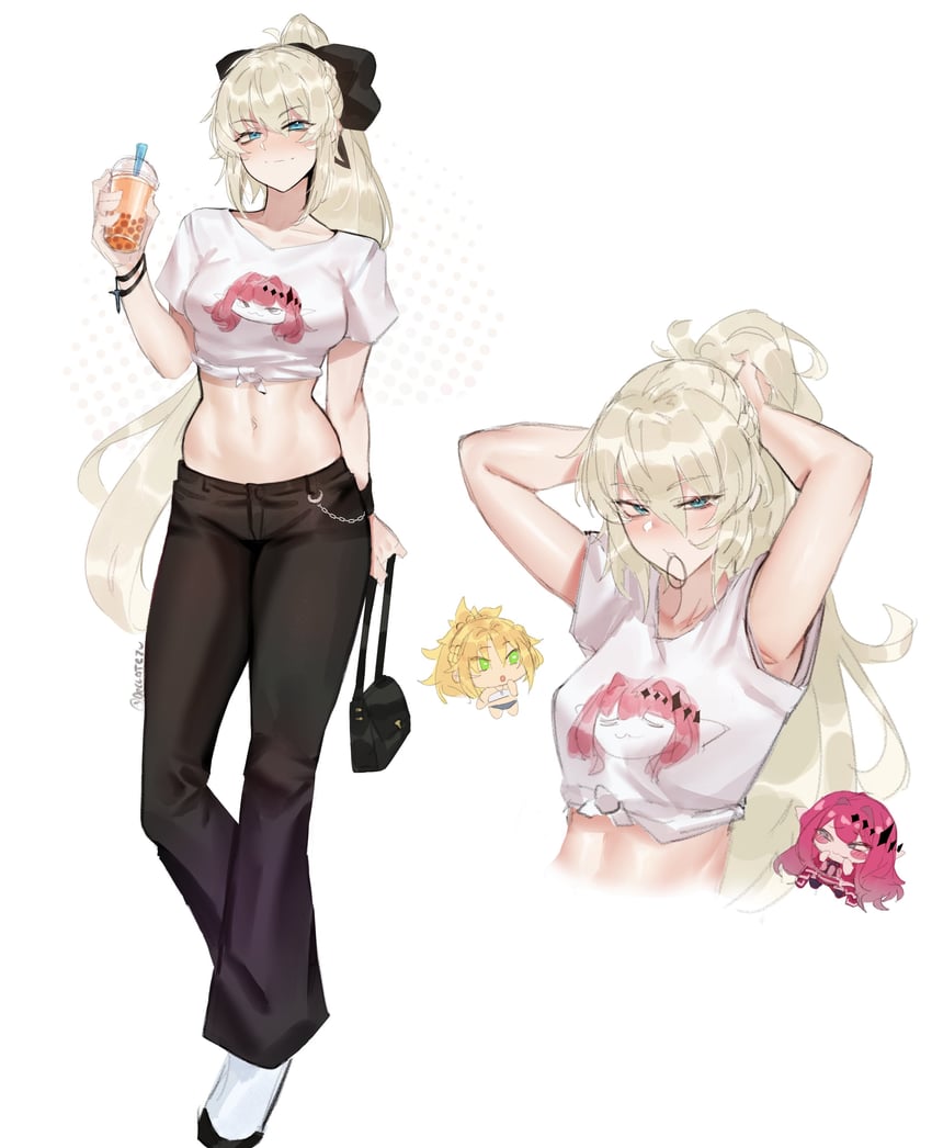 mordred, baobhan sith, and morgan le fay (fate and 1 more) drawn by deccatezu