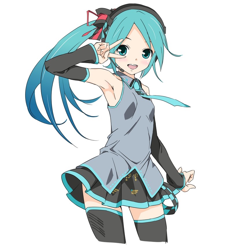 hatsune miku (vocaloid) drawn by soukun_s