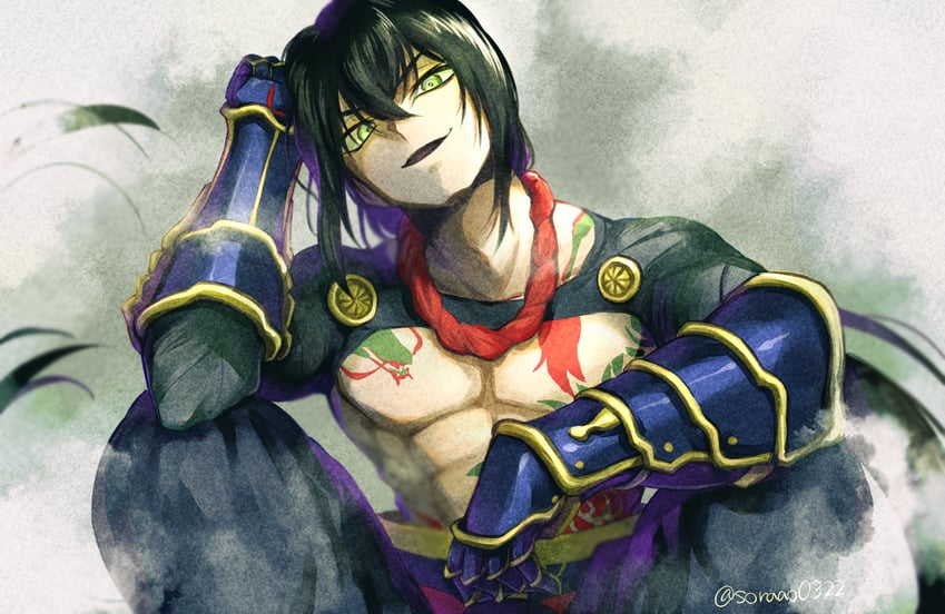 yan qing (fate and 1 more) drawn by soraao0322