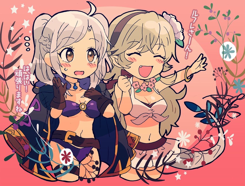 female corrin and female robin (fire emblem and 3 more) drawn by kiriya_(552260)
