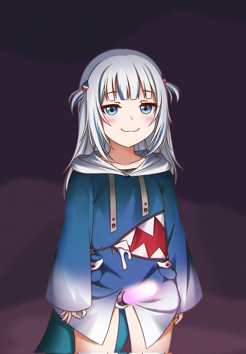 gawr gura (hololive and 1 more) drawn by jan_azure