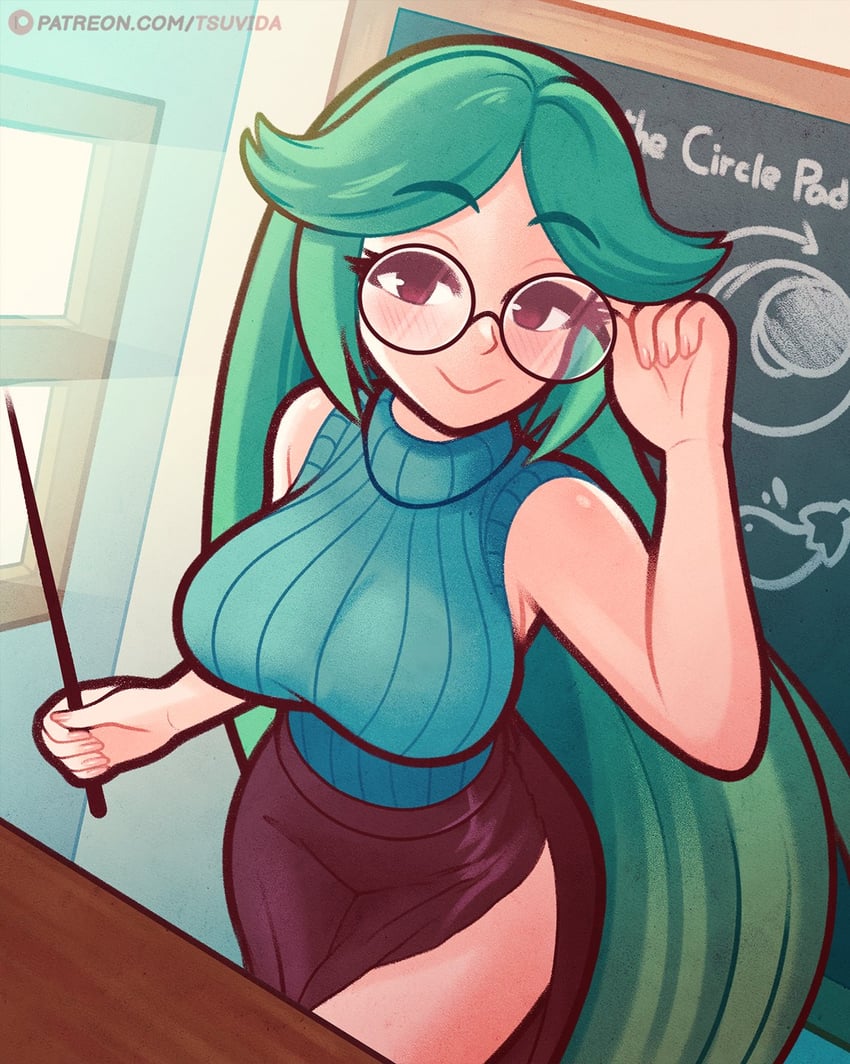 palutena (kid icarus and 1 more) drawn by tsuvida