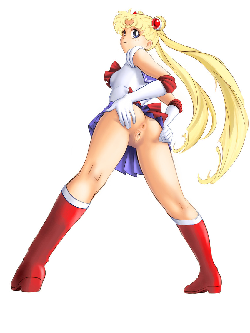 tsukino usagi and sailor moon (bishoujo senshi sailor moon) drawn by utilizator