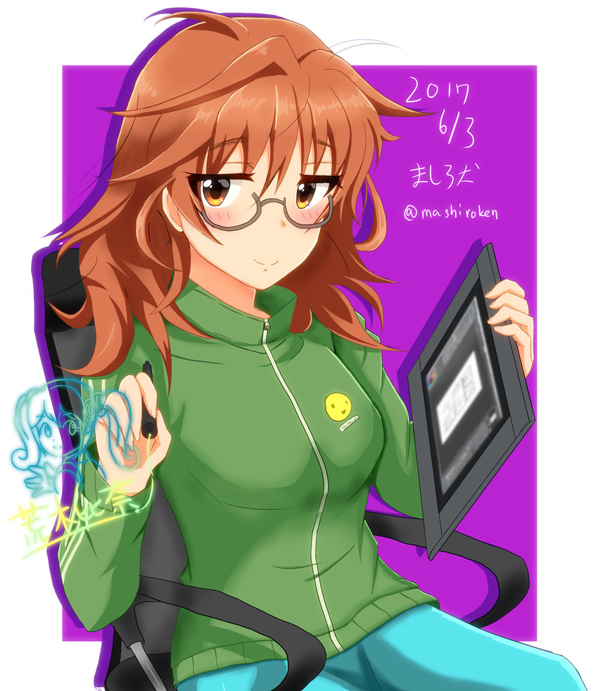 araki hina (idolmaster and 1 more) drawn by mashiroken07
