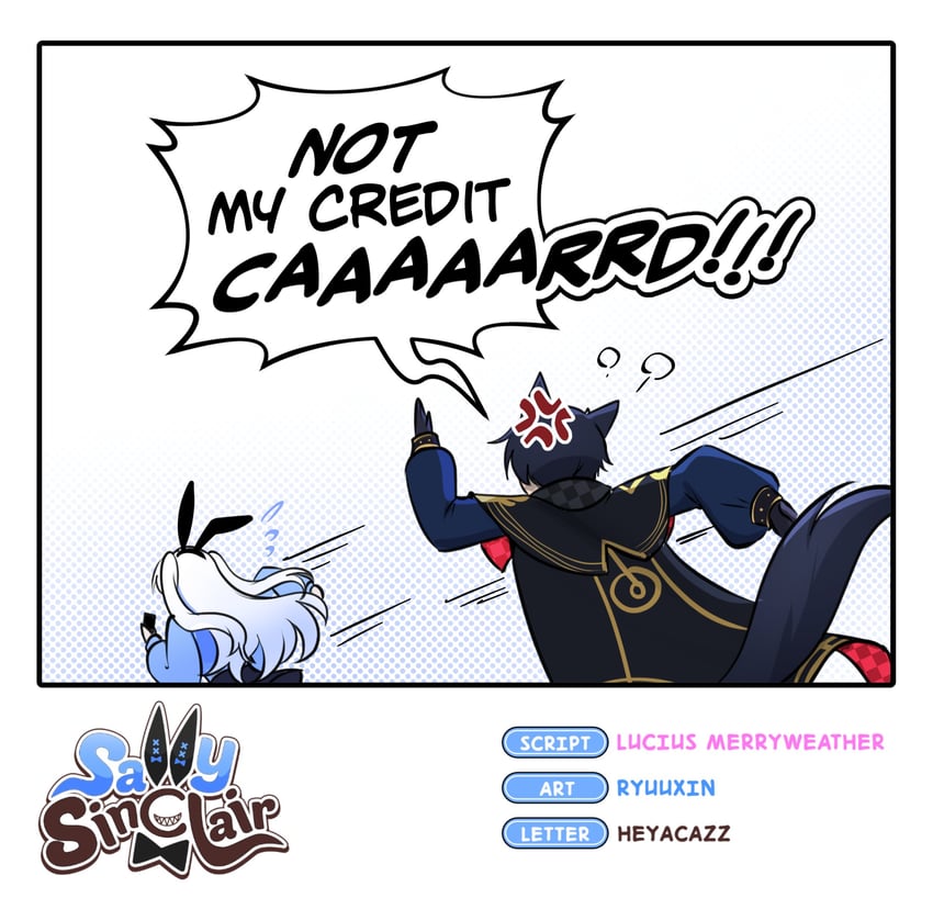 sally sinclair and merry (original) drawn by merryweather and ryuuxin