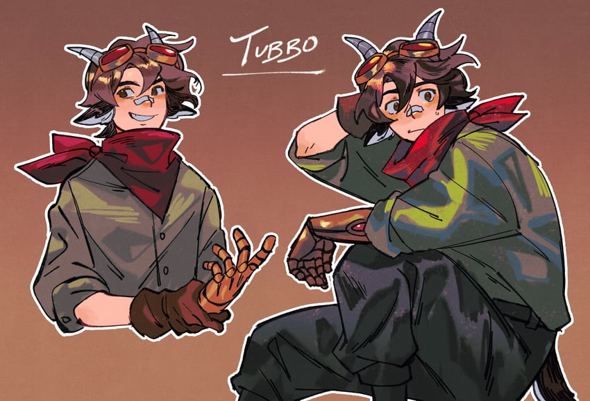 tubbo (minecraft youtube and 1 more) drawn by cyani07