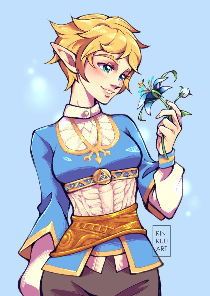 princess zelda (the legend of zelda and 1 more) drawn by rinkuu_art