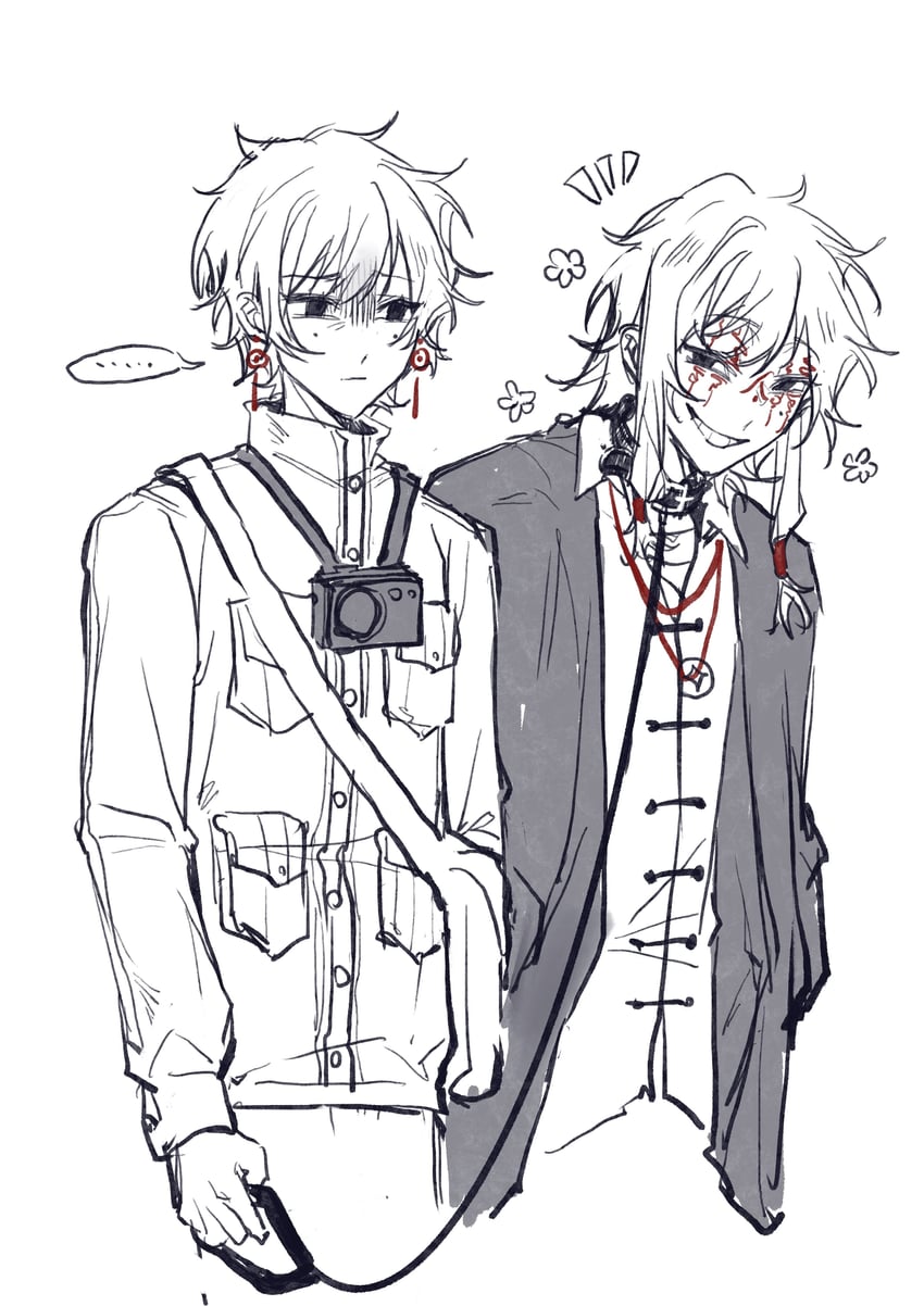 ziche fuzhao and li yuting (touqi guaitan) drawn by lili_buxiang_dong