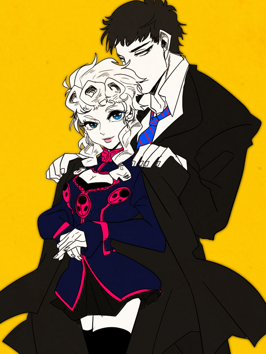 giorno giovanna and guido mista (jojo no kimyou na bouken and 1 more) drawn by nancy1209