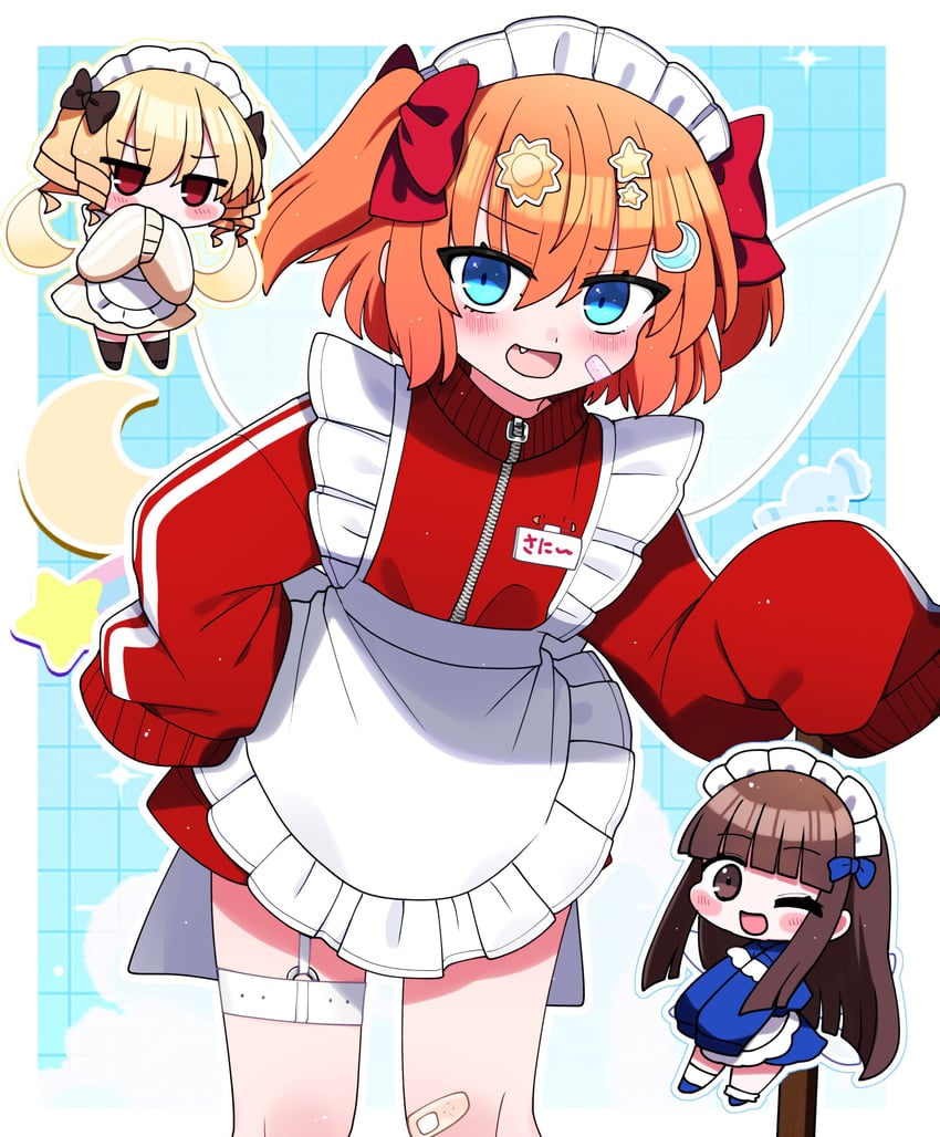 star sapphire, luna child, and sunny milk (touhou) drawn by you_(noanoamoemoe)
