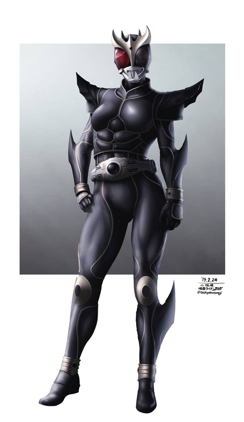 kamen rider kuuga (kamen rider and 1 more) drawn by taikyoku_tsurugi