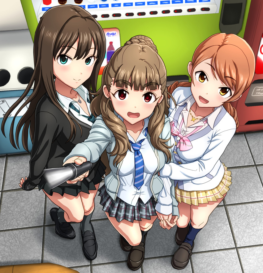 shibuya rin, hojo karen, and kamiya nao (idolmaster and 1 more) drawn by kezune_(i-_-i)