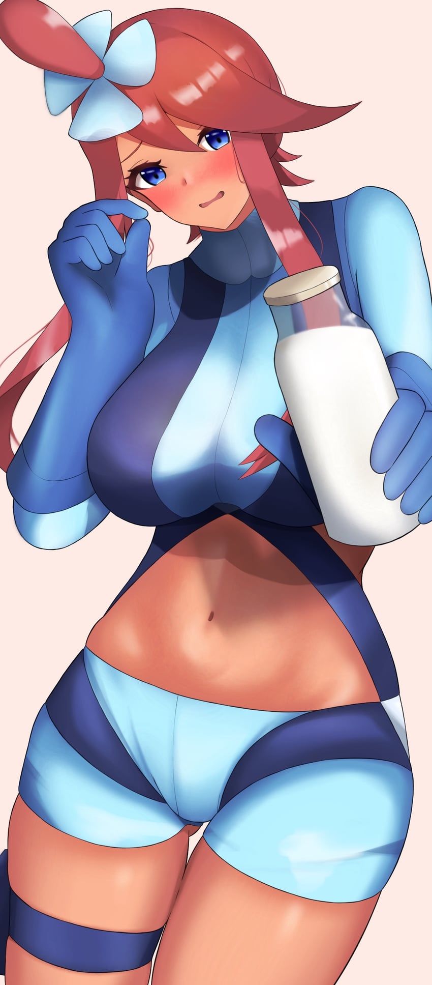 skyla (pokemon and 1 more) drawn by shingu_tea