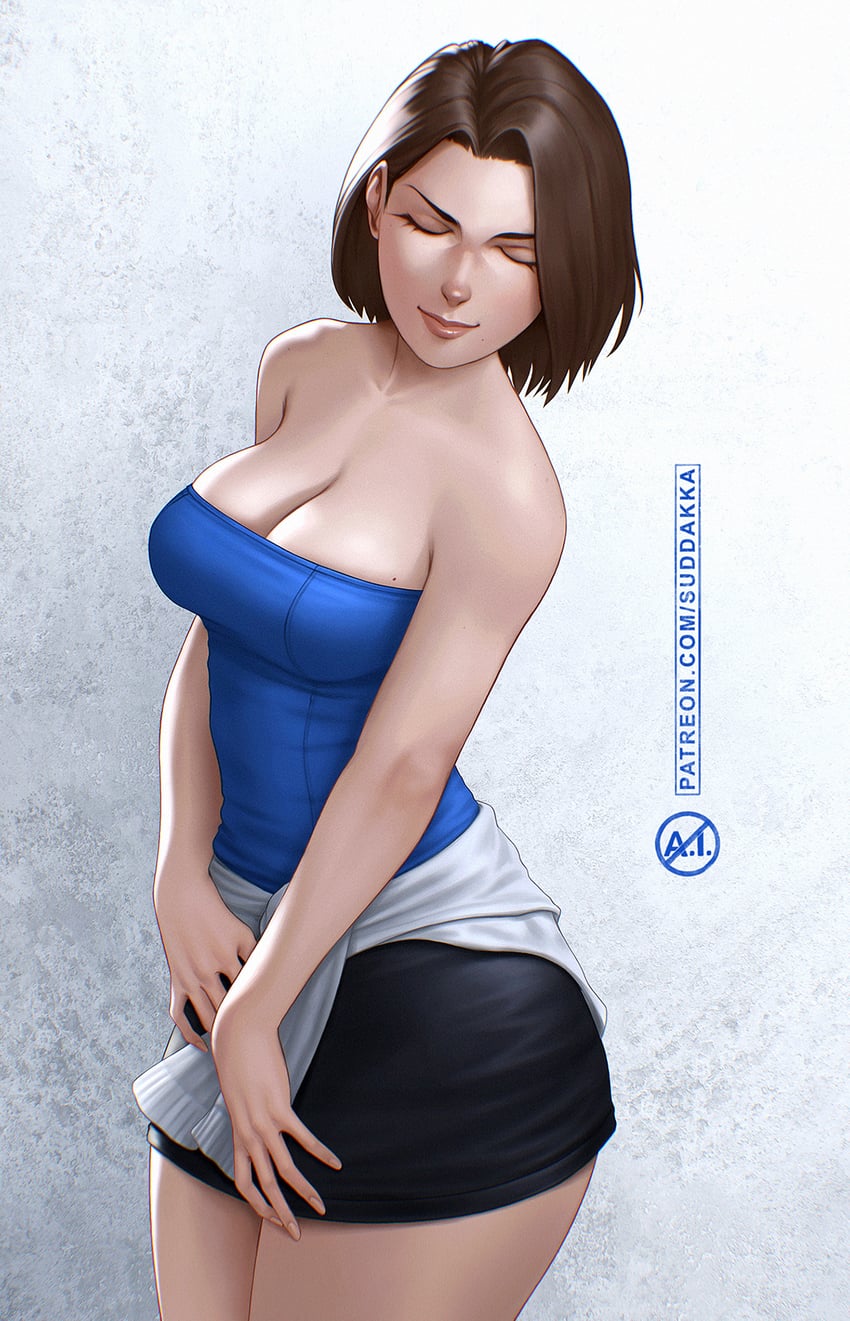 jill valentine (resident evil and 1 more) drawn by suddakka