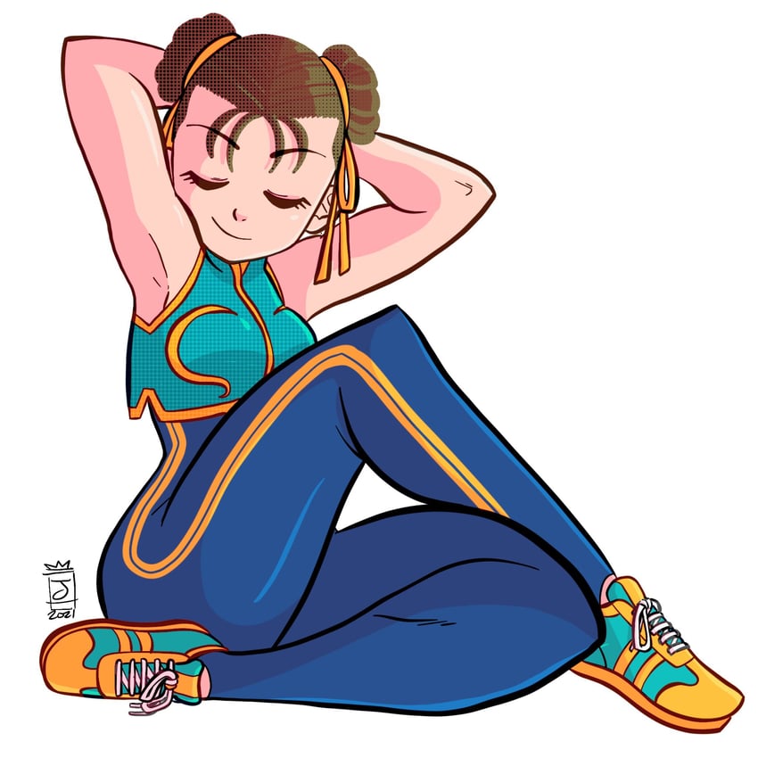 chun-li (street fighter and 1 more) drawn by jaliet_exe