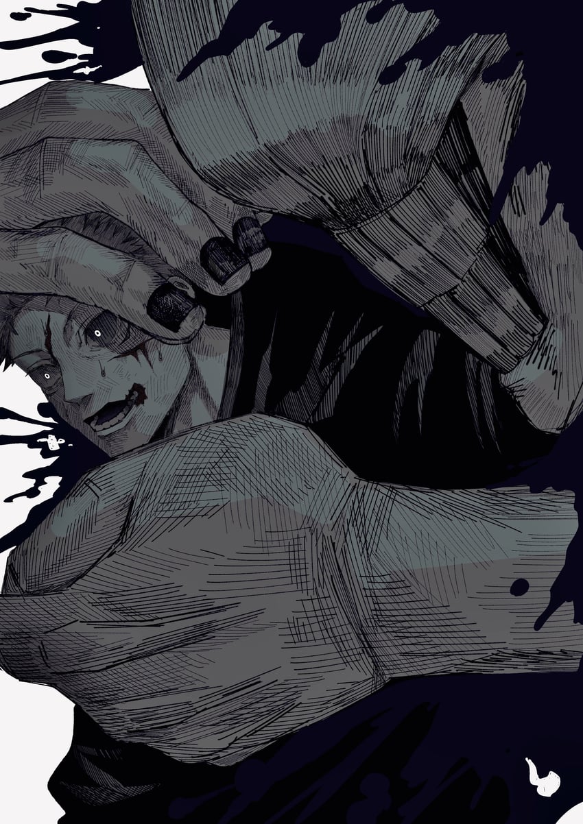 itadori yuuji and orimoto rika (jujutsu kaisen) drawn by amato1238