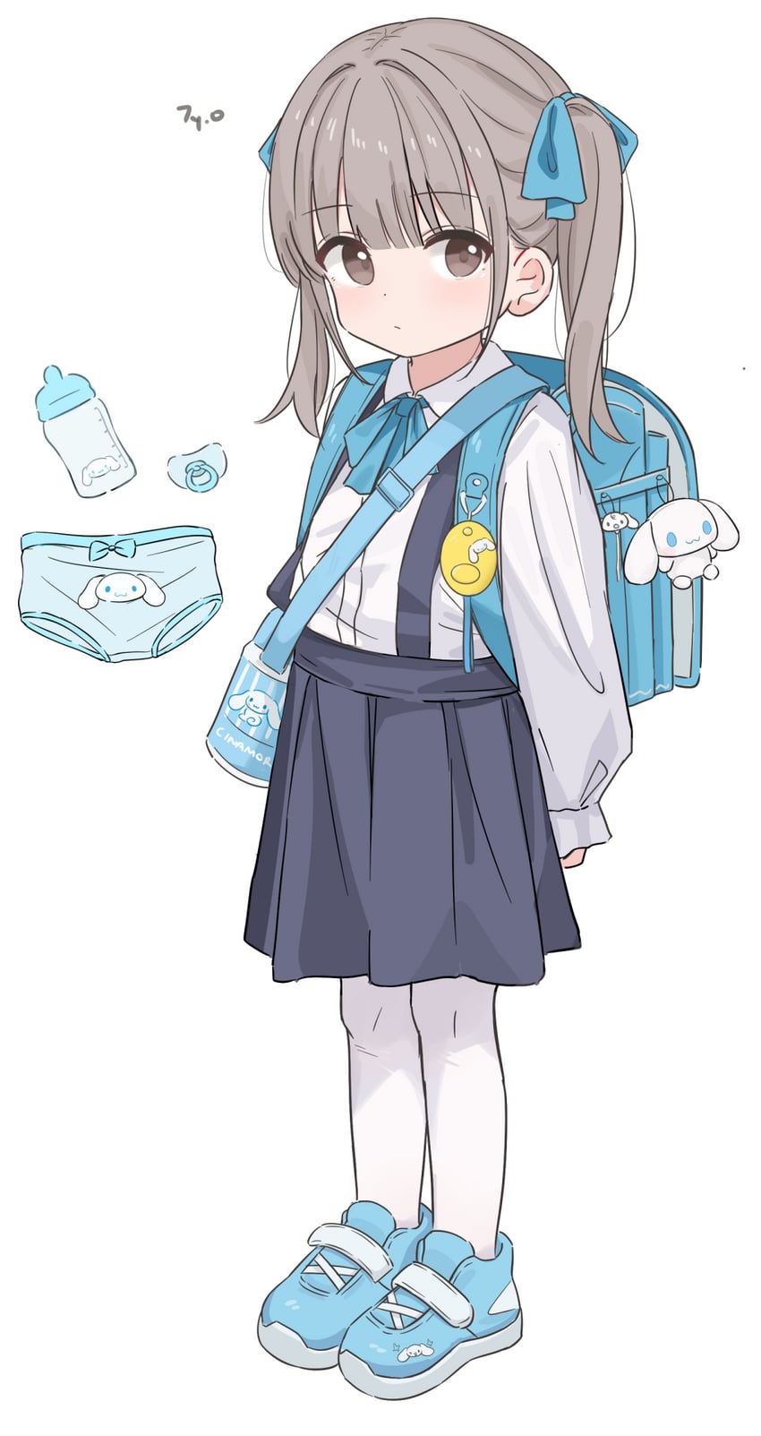 cinnamoroll (original and 2 more) drawn by gachigachi