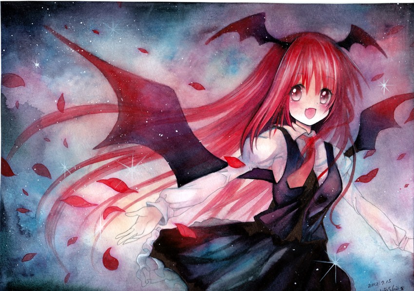 koakuma (touhou) drawn by mosho