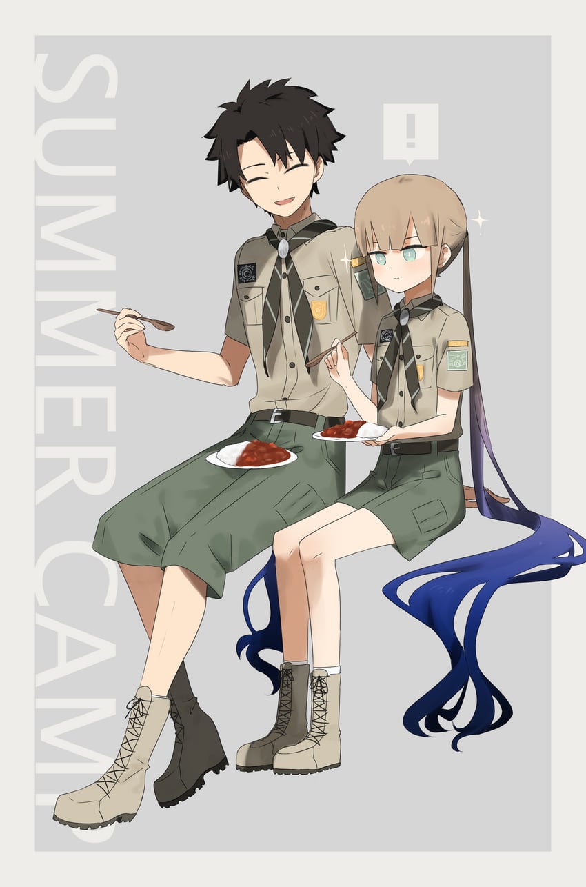 fujimaru ritsuka, nemo, and captain nemo (fate and 1 more) drawn by ninjin_(ne_f_g_o)