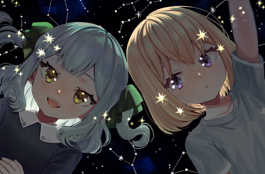 togawa sakiko and misumi uika (bang dream! and 1 more) drawn by ccc_cloudy