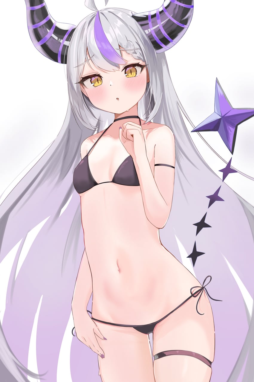 la+ darknesss (hololive) drawn by youyoukai