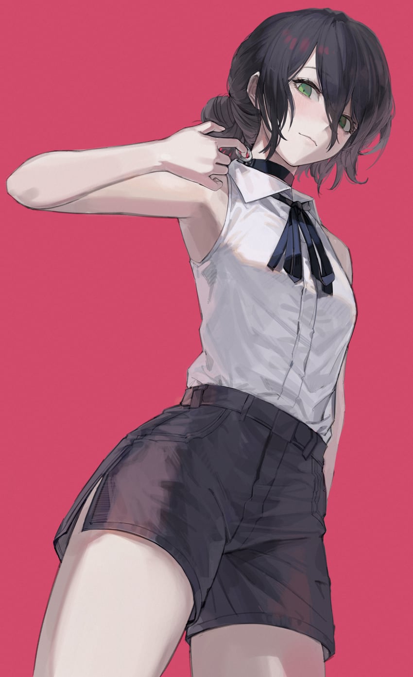 reze (chainsaw man) drawn by maenoo