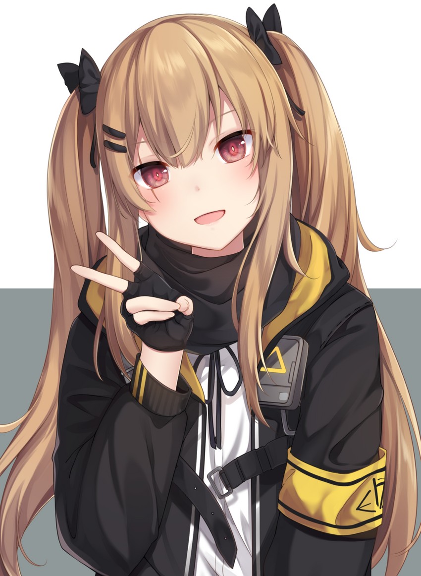 ump9 (girls' frontline) drawn by amashiro_natsuki