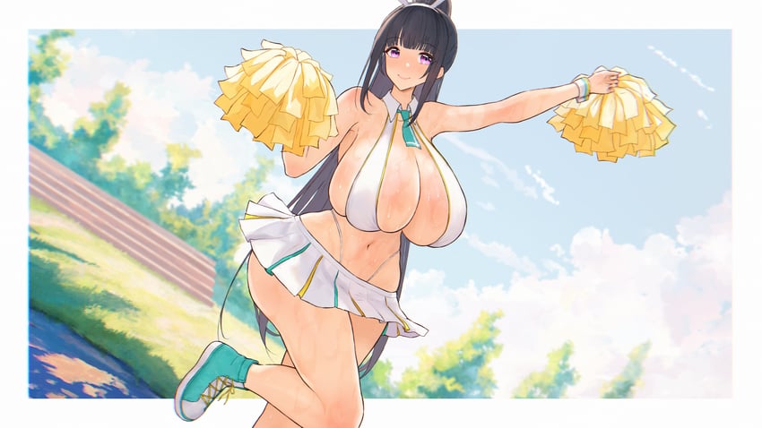 chichizaki momina (motto! haramase! honoo no oppai isekai oppai bunny gakuen!) drawn by dan-98