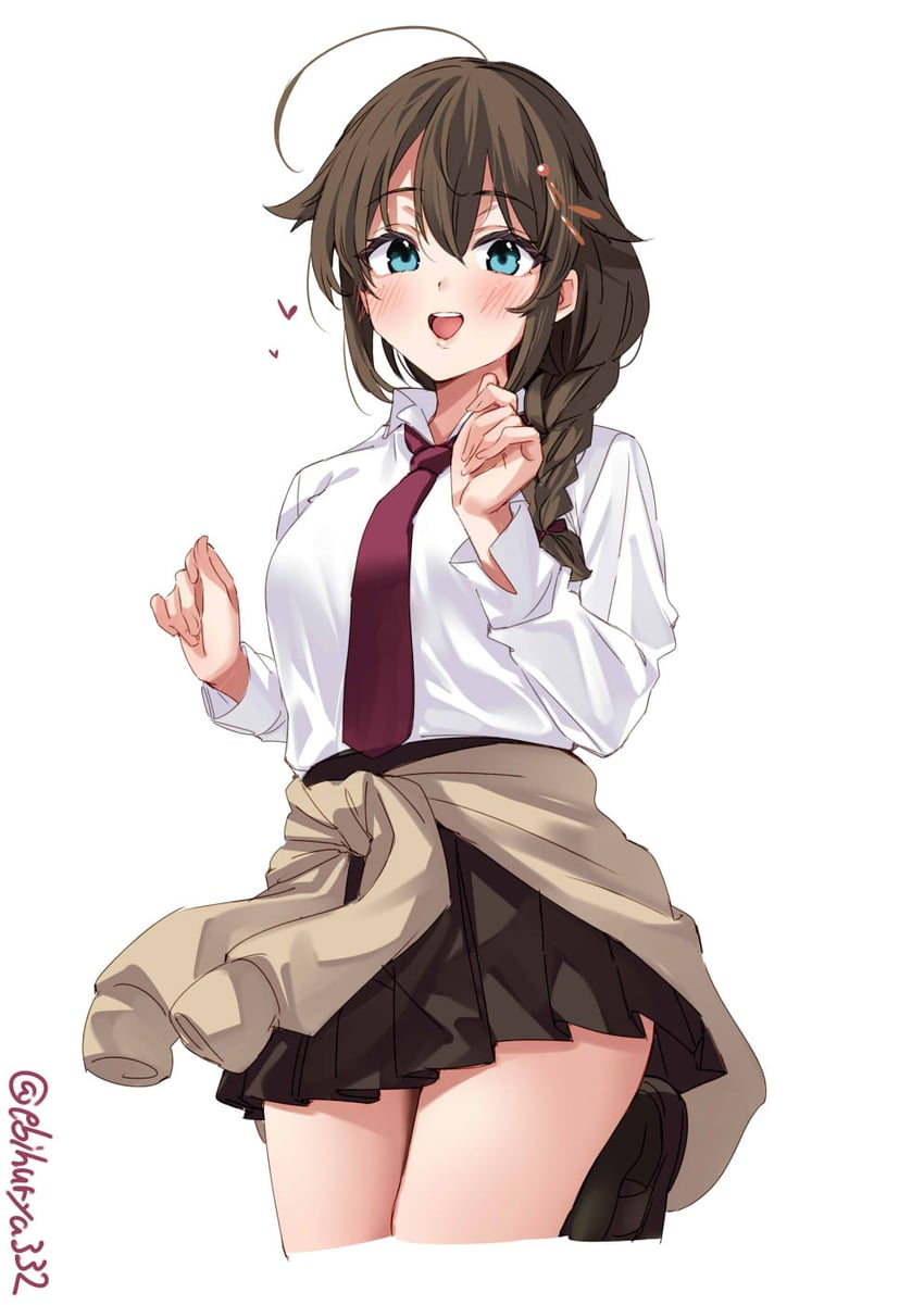 shigure and shigure kai ni (kantai collection) drawn by ebifurya
