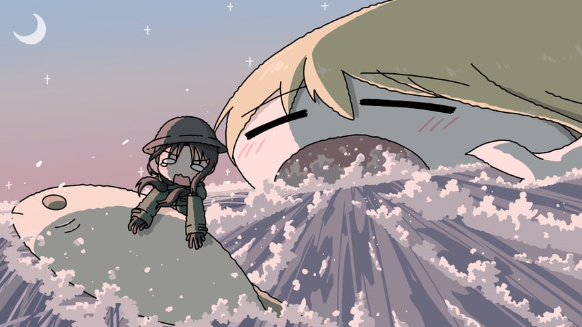 chito and yuuri (original and 1 more) drawn by emesan_desu