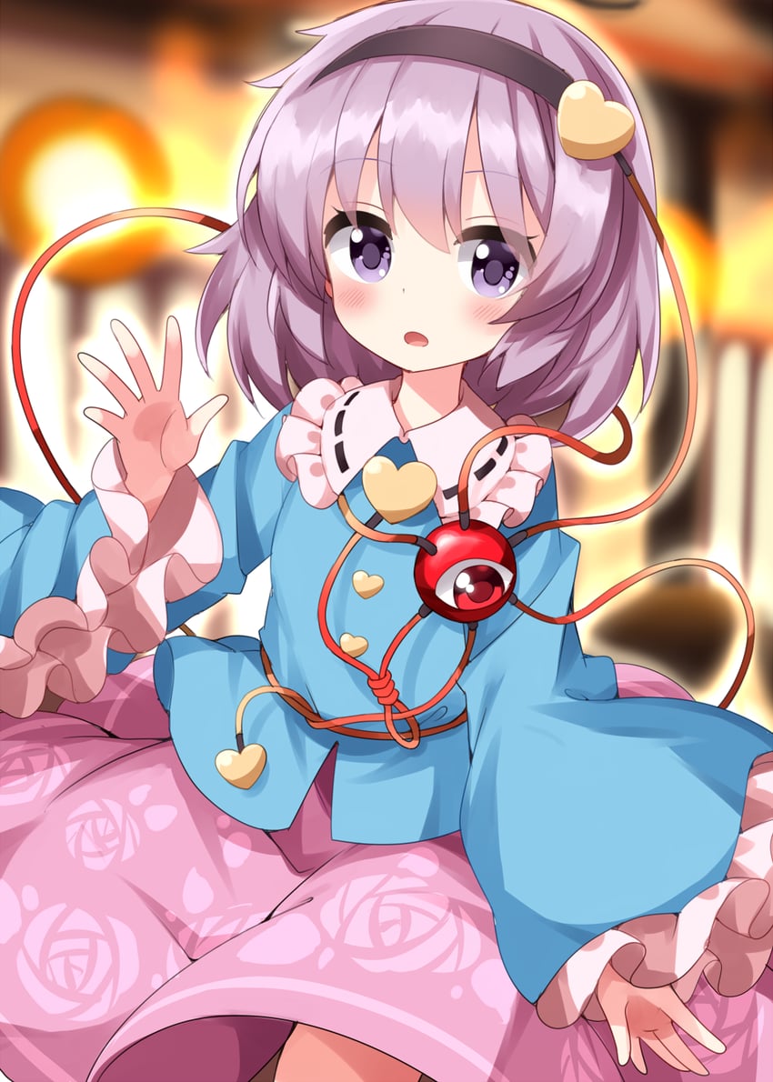 komeiji satori (touhou) drawn by ruu_(tksymkw)