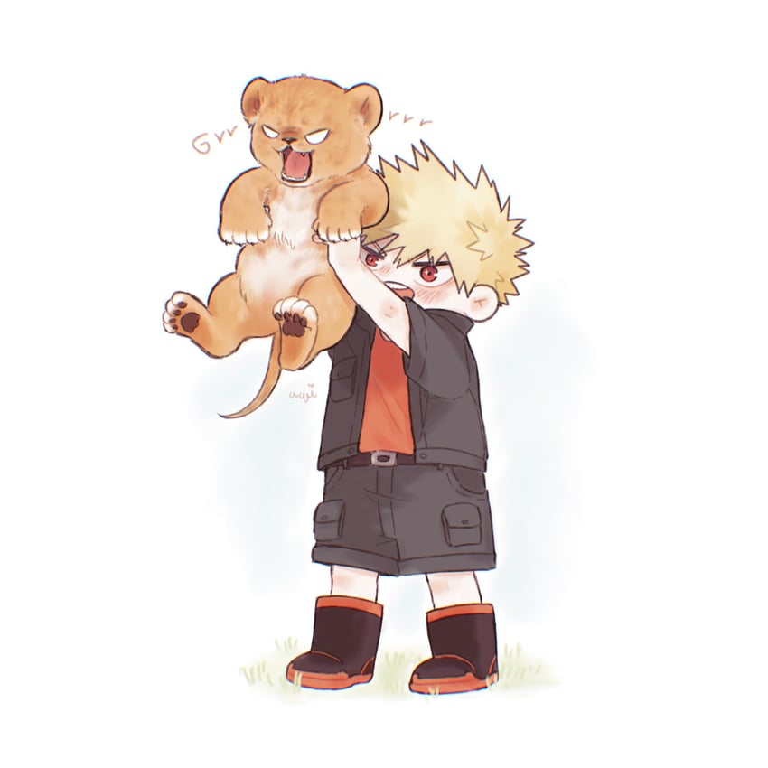 bakugou katsuki (boku no hero academia) drawn by aqistory