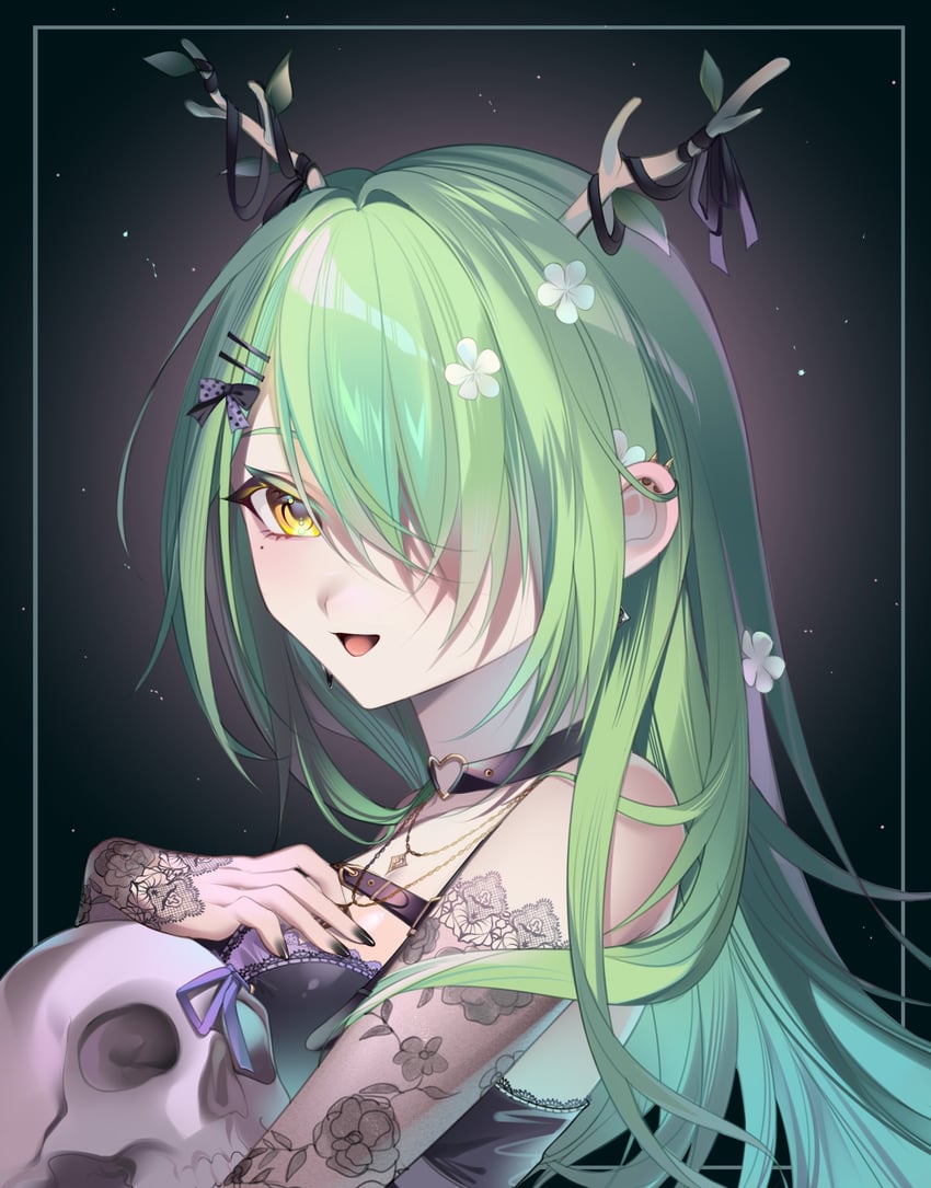 ceres fauna (hololive and 1 more) drawn by erisunyaan