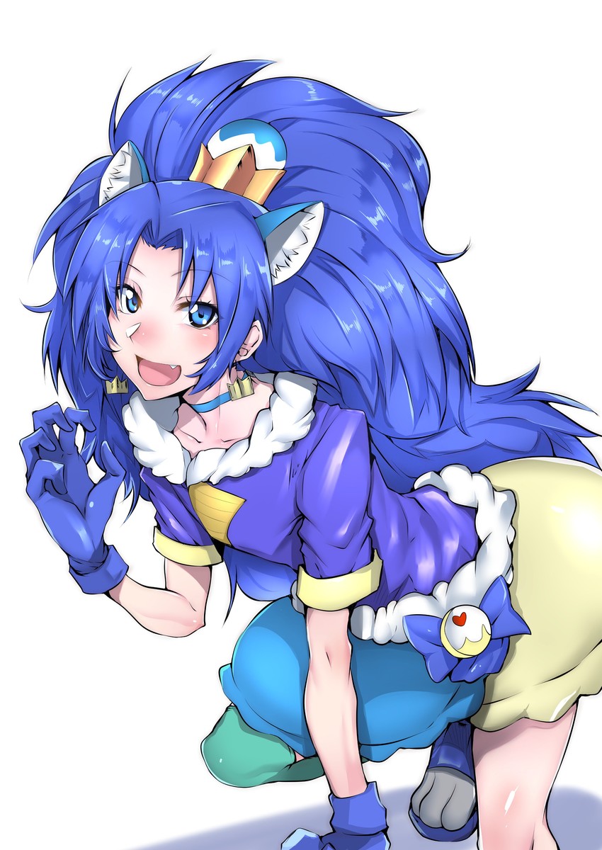 tategami aoi and cure gelato (precure and 1 more) drawn by gggg
