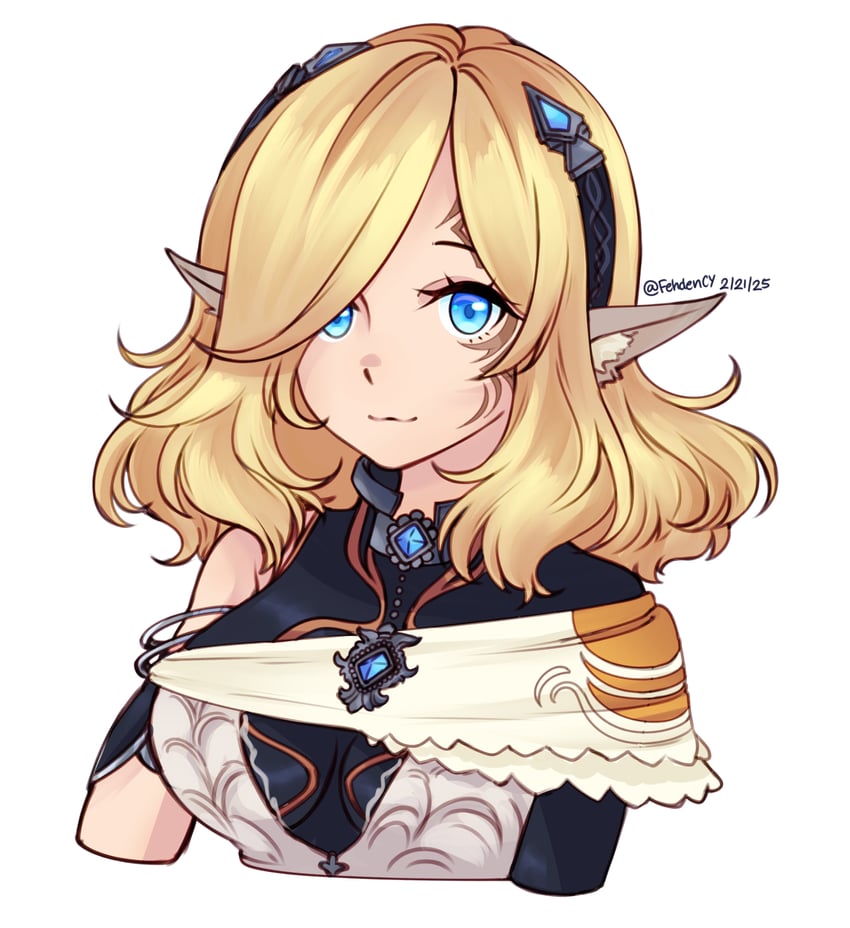 celica (xenoblade chronicles and 1 more) drawn by fehden