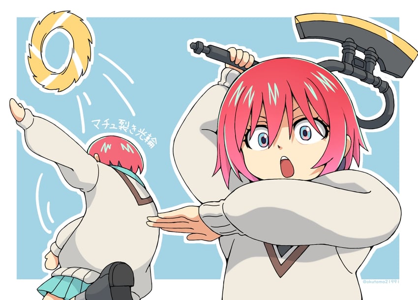 amate yuzuriha (gundam and 2 more) drawn by okutama_tarou