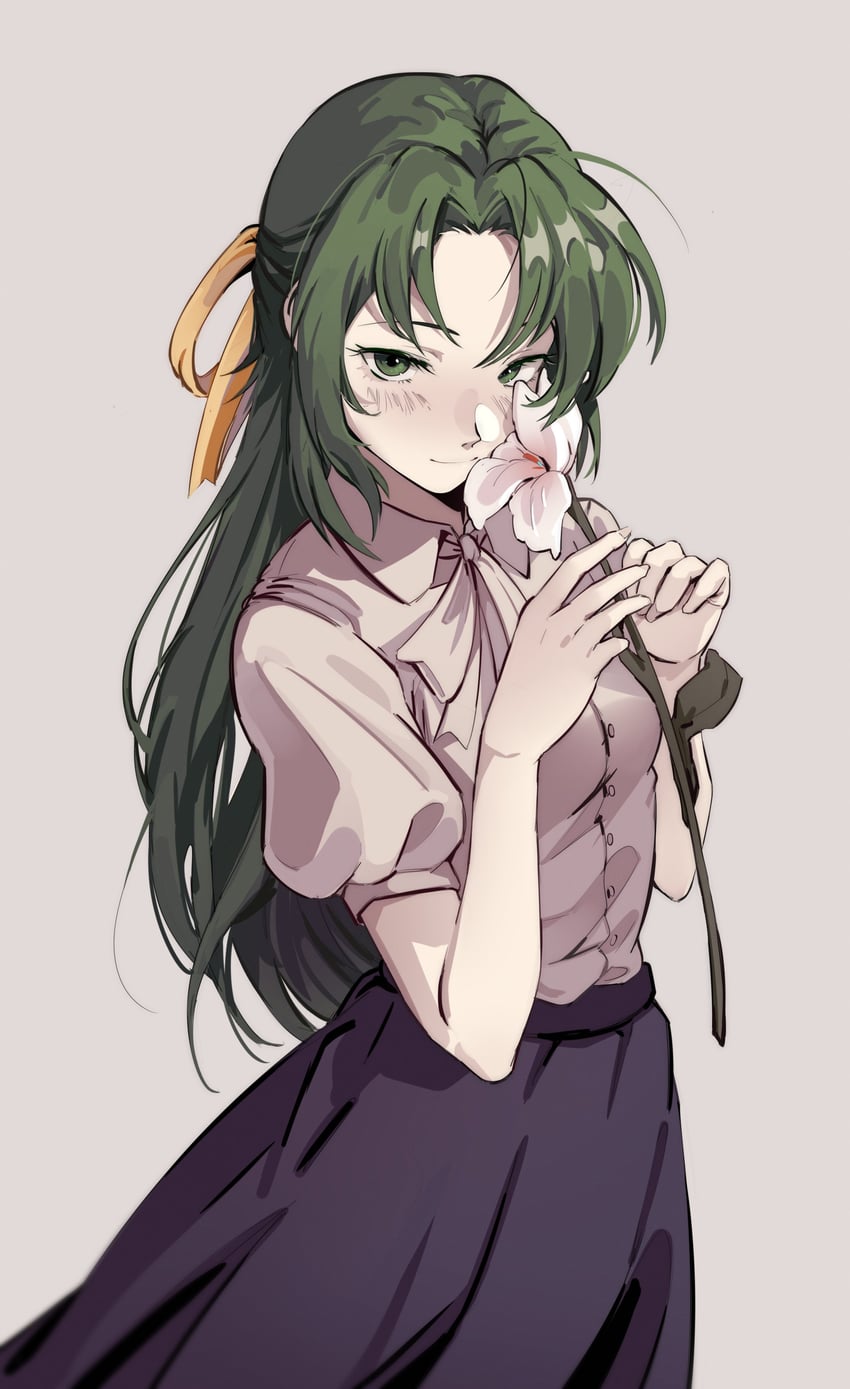 sonozaki shion (higurashi no naku koro ni) drawn by uneasywolf