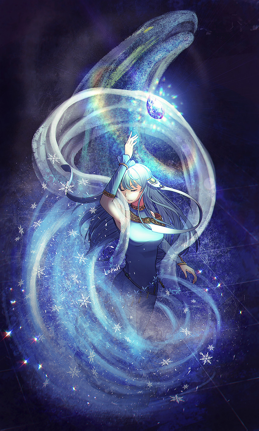 ninian (fire emblem and 1 more) drawn by lopuii