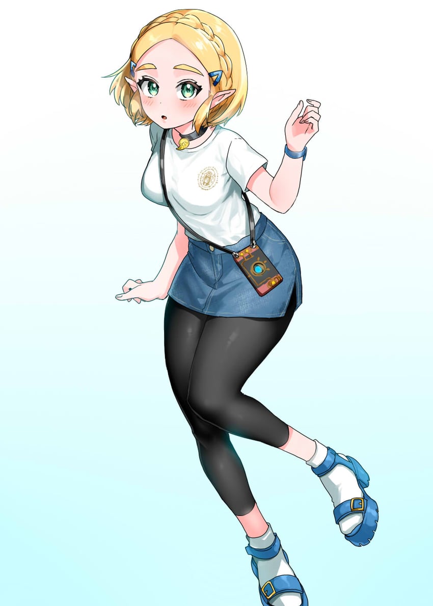 princess zelda (the legend of zelda and 1 more) drawn by wasabi_(legemd)